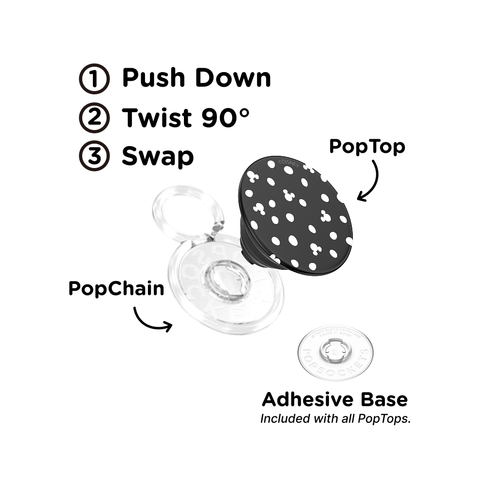 Mickey Polka Dot Black — PopTop - US 39450