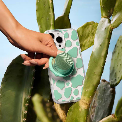 Turquoise Cow Cow — iPhone 14 Pro MagSafe Case - US 49538