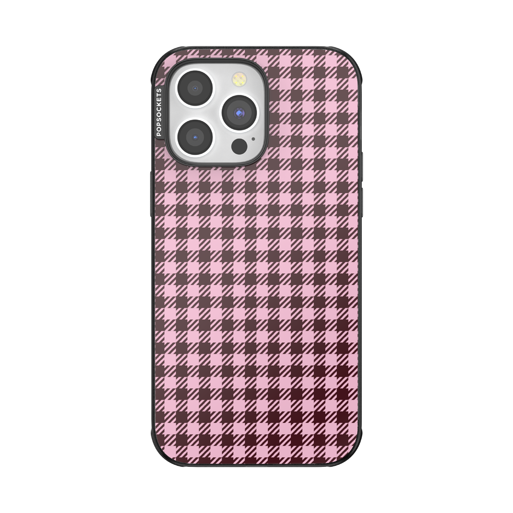 Black Cherry Gingham — iPhone 14 Pro Max MagSafe Case - US 84532