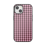 Black Cherry Gingham — iPhone 15 MagSafe Case - US 93674