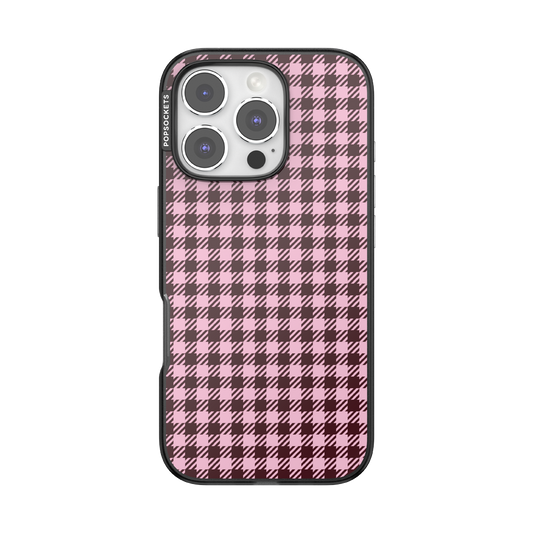 Black Cherry Gingham — iPhone 16 Pro MagSafe Case - US 71064