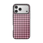 Black Cherry Gingham — iPhone 17 Pro Max MagSafe Case - US 24033