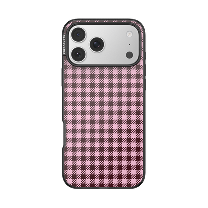 Black Cherry Gingham — iPhone 17 Pro Max MagSafe Case - US 99433