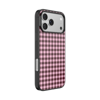 Black Cherry Gingham — iPhone 17 Pro Max MagSafe Case - US 09036