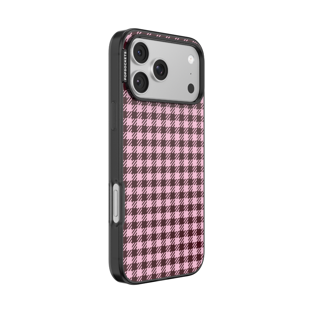 Black Cherry Gingham — iPhone 17 Pro Max MagSafe Case - US 24033
