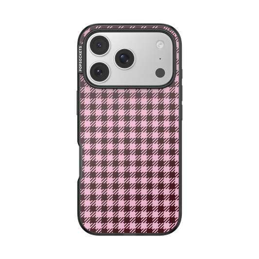 Black Cherry Gingham — iPhone 17 Pro MagSafe Case - US 86867
