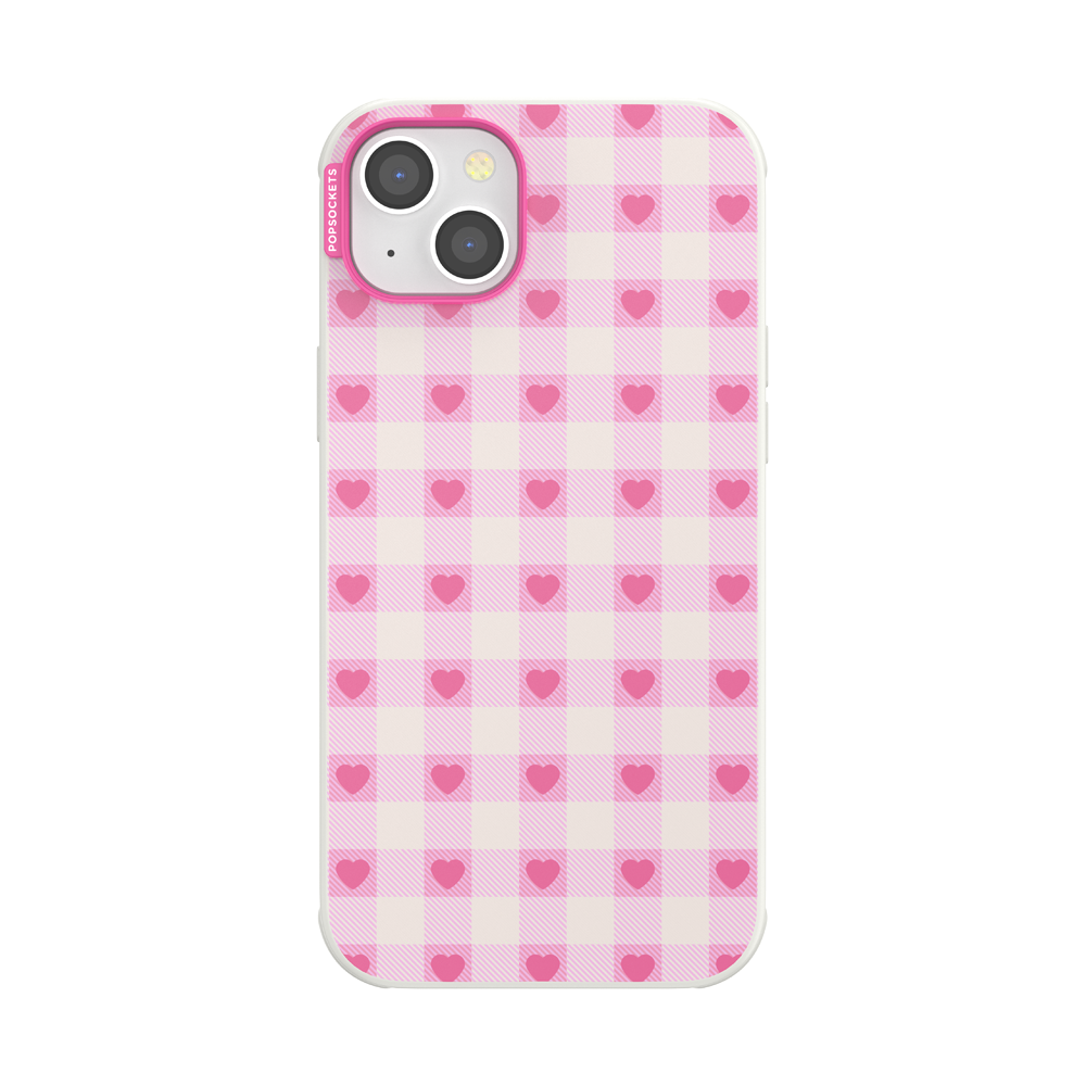 Blush Gingham — iPhone 14 Plus MagSafe Case - US 24101