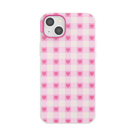 Blush Gingham — iPhone 14 Plus MagSafe Case - US 24101