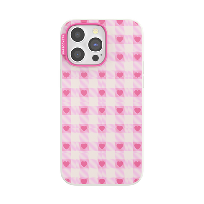 Blush Gingham — iPhone 15 Pro Max MagSafe Case - US 24396