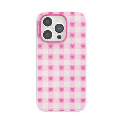 Blush Gingham — iPhone 15 Pro MagSafe Case - US 17269