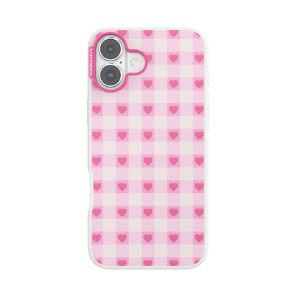 Blush Gingham — iPhone 16 Plus MagSafe Case - US 46118