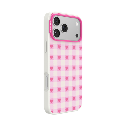 Blush Gingham — iPhone 17 Pro Max MagSafe Case - US 37643