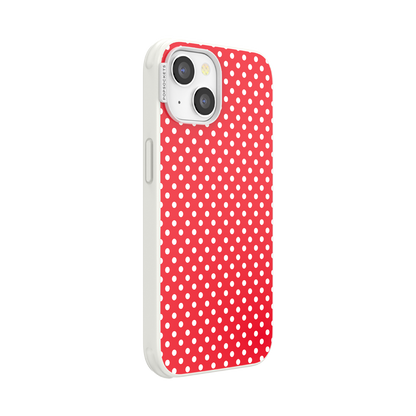 Cherry Red Polka Dot — iPhone 14 MagSafe Case - US 33698