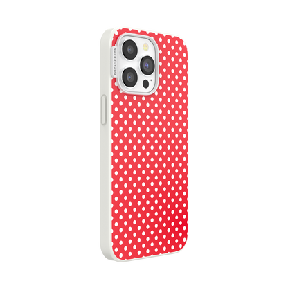 Cherry Red Polka Dot — iPhone 15 Pro Max MagSafe Case - US 77316