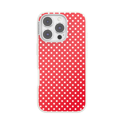 Cherry Red Polka Dot — iPhone 16 Pro MagSafe Case - US 16590