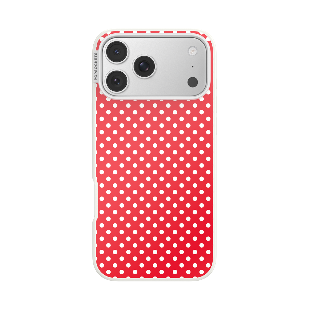 Cherry Red Polka Dot — iPhone 17 Pro Max MagSafe Case - US 12341