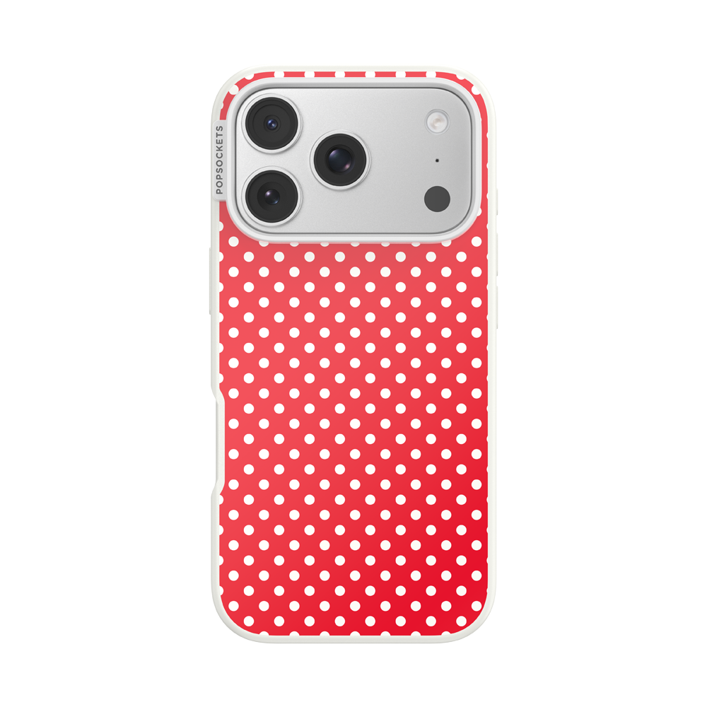 Cherry Red Polka Dot — iPhone 17 Pro MagSafe Case - US 00238