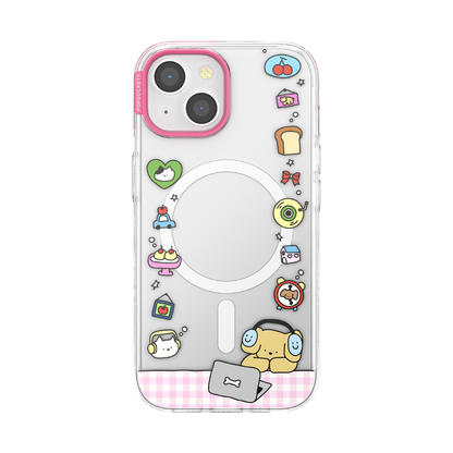 Dog Typing — iPhone 15 MagSafe Case - US 01011