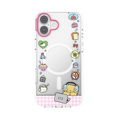 Dog Typing — iPhone 16 Plus MagSafe Case - US 90575