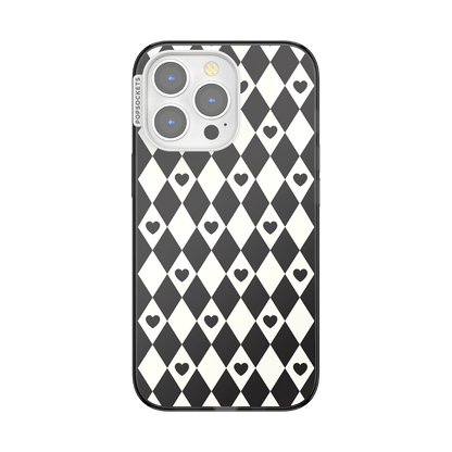 Harlequin Hearts Black  — iPhone 13 Pro MagSafe Case - US 68885