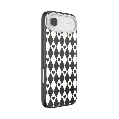 Harlequin Hearts Black — iPhone Air MagSafe Case - US 64573