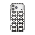 Harlequin Hearts Black — iPhone 17 Pro Max MagSafe Case - US 72482