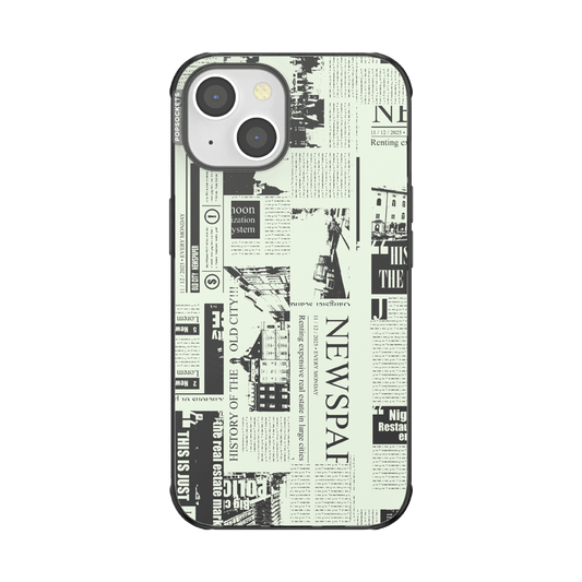 Hot off the Press Black — iPhone 13 MagSafe Case - US 66134