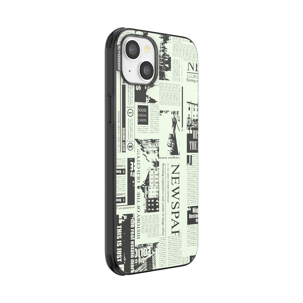 Hot off the Press Black — iPhone 14 Plus MagSafe Case - US 41014