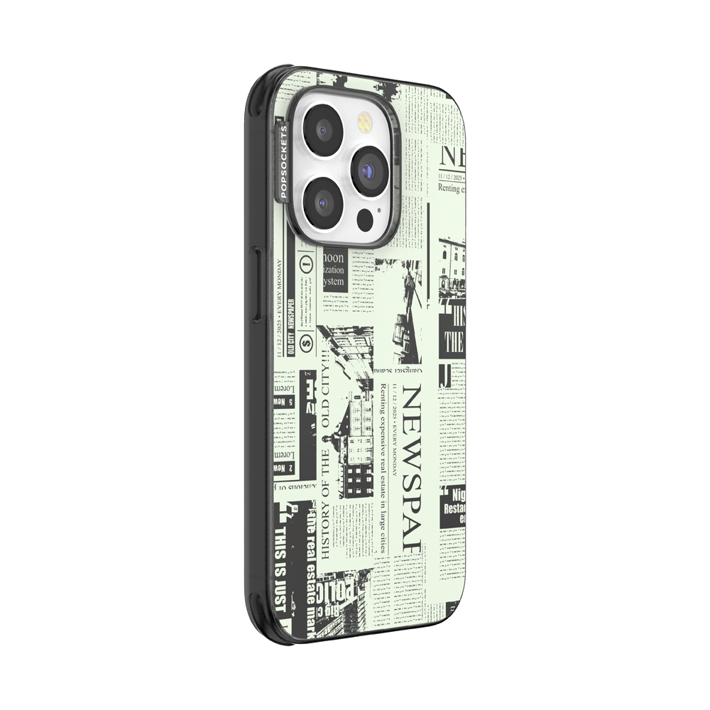 Hot off the Press Black — iPhone 14 Pro MagSafe Case - US 13065