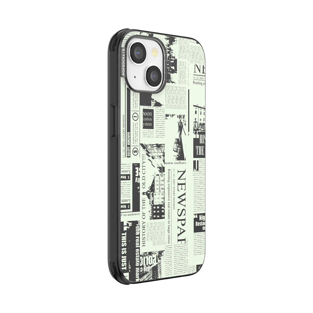 Hot off the Press Black — iPhone 14 MagSafe Case - US 93289