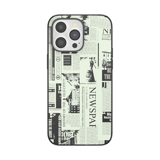 Hot off the Press Black — iPhone 15 Pro Max MagSafe Case - US 59306