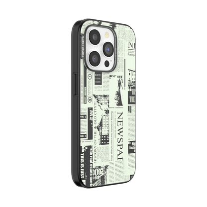 Hot off the Press Black — iPhone 15 Pro MagSafe Case - US 73671