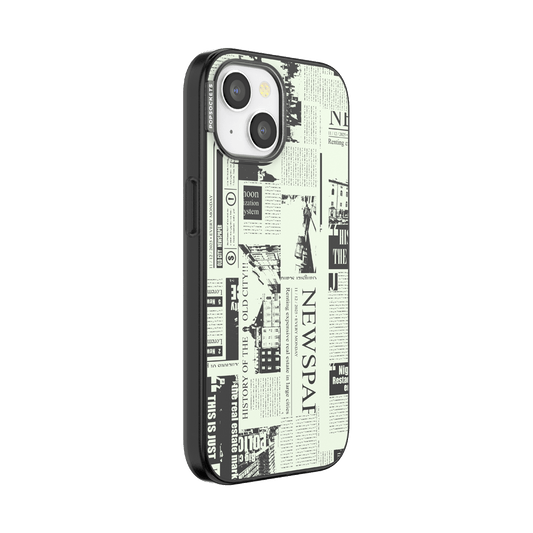 Hot off the Press Black — iPhone 15 MagSafe Case - US 39164