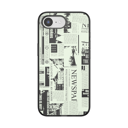 Hot off the Press Black — iPhone 17e/16e MagSafe Case - US 24332