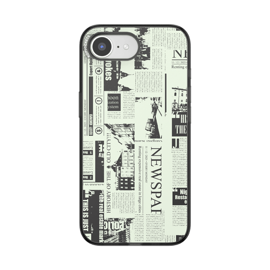Hot off the Press Black — iPhone 17e/16e MagSafe Case - US 24332