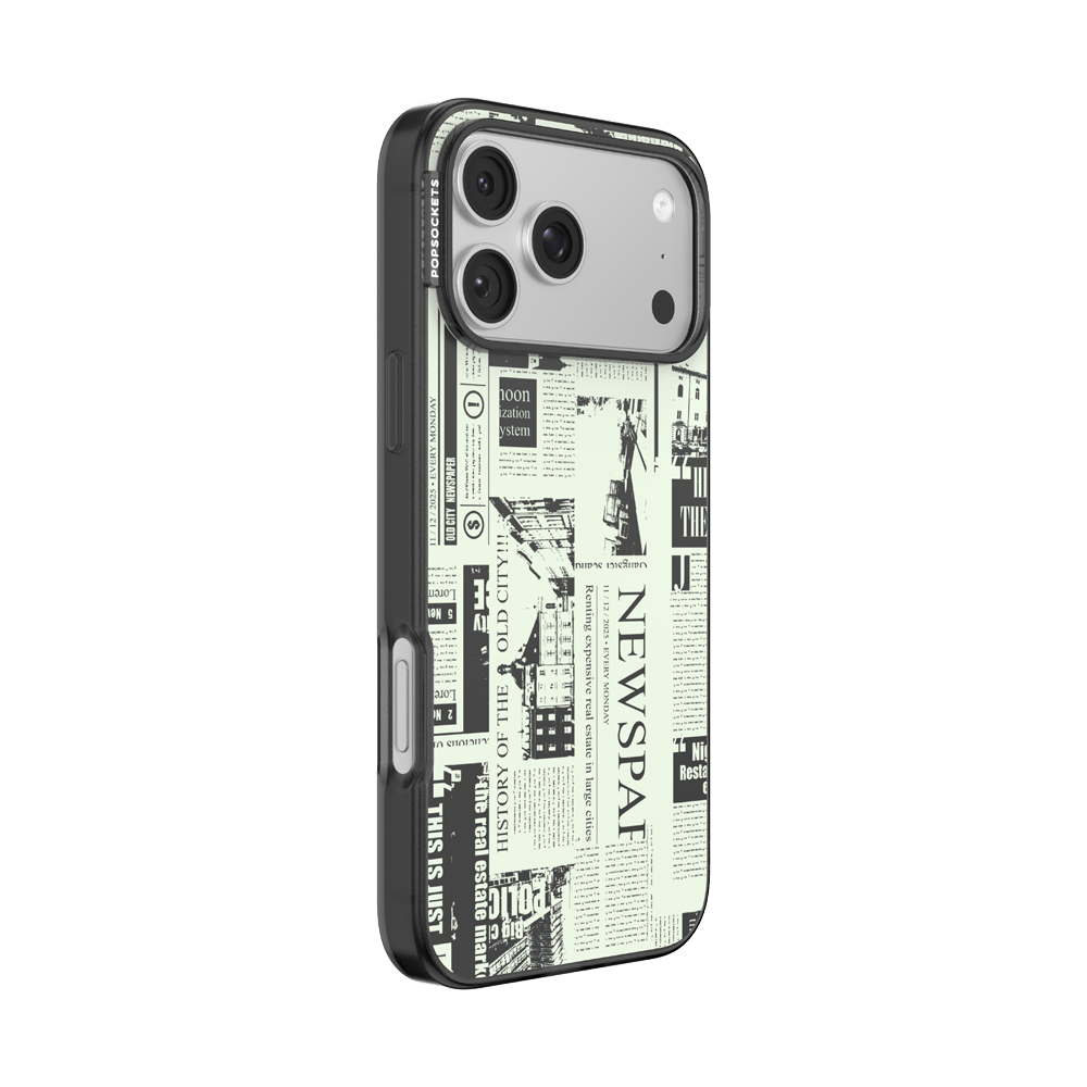 Hot off the Press Black — iPhone 17 Pro Max MagSafe Case - US 66298