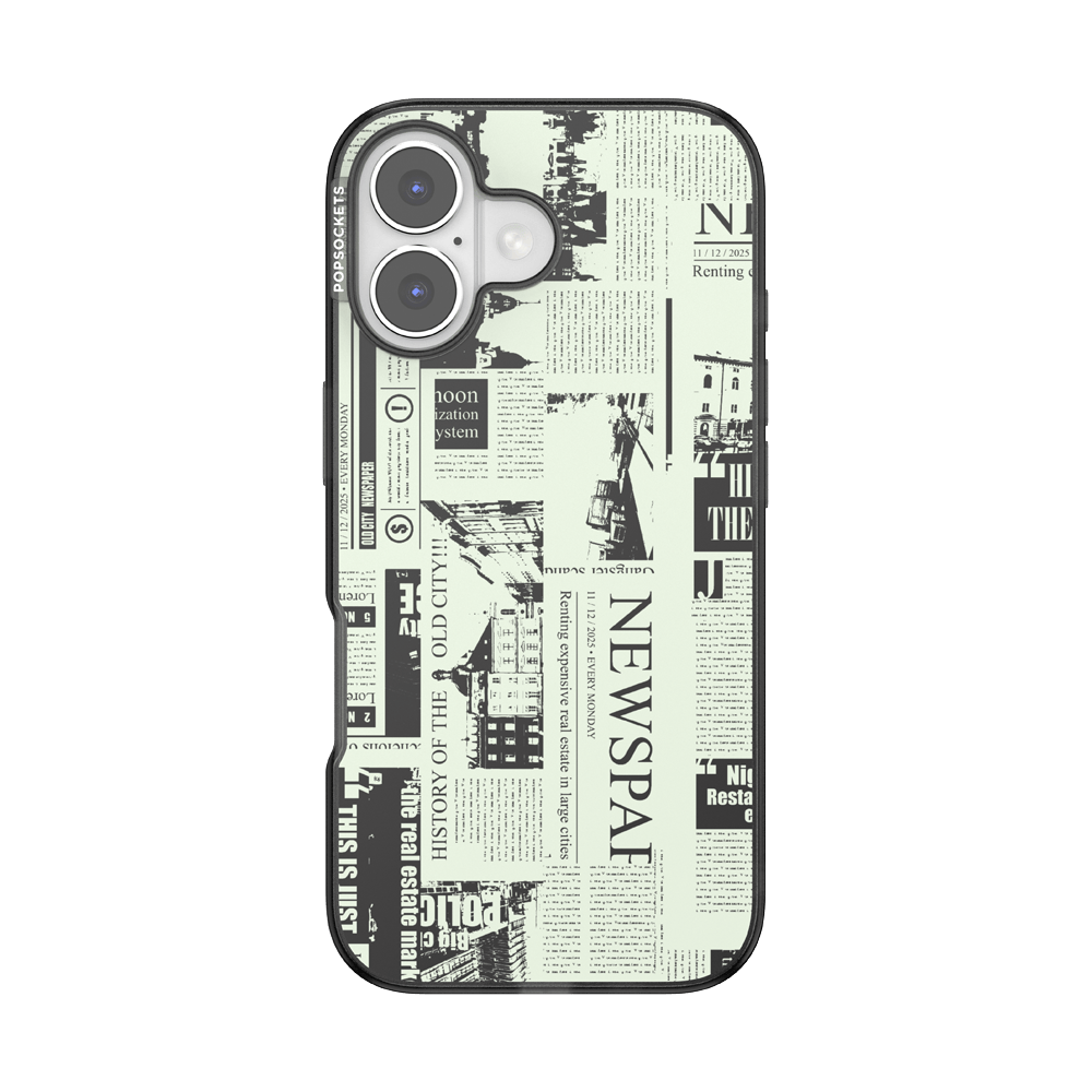 Hot off the Press Black — iPhone 17 MagSafe Case - US 98360