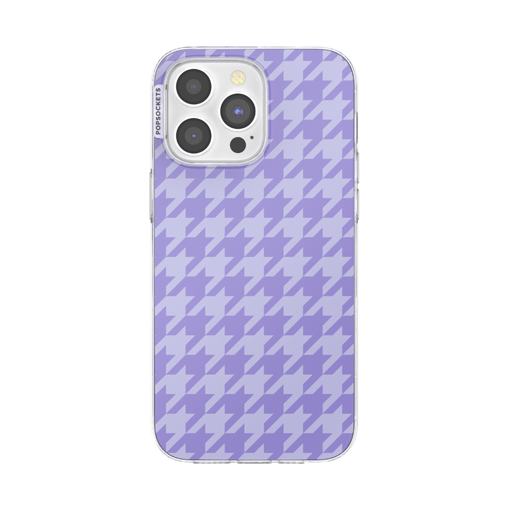 Lilac Houndstooth — iPhone 15 Pro Max MagSafe Case - US 85614