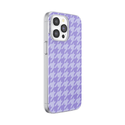 Lilac Houndstooth — iPhone 15 Pro Max MagSafe Case - US 85614