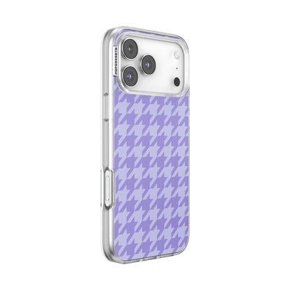 Lilac Houndstooth — iPhone 17 Pro Max MagSafe Case - US 95158