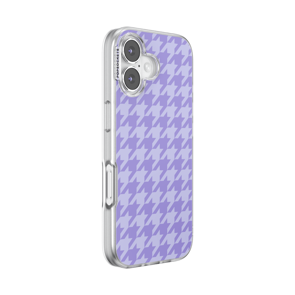 Lilac Houndstooth — iPhone 17 MagSafe Case - US 89715
