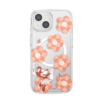 Minnie Checkered Flower  — iPhone 15 MagSafe Case - US 64797