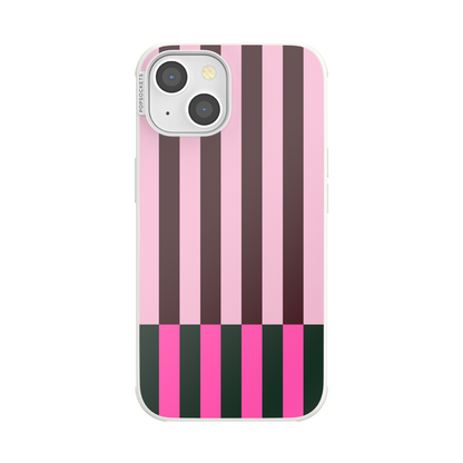 Pop of Pink Stripe — iPhone 14 MagSafe Case - US 61209