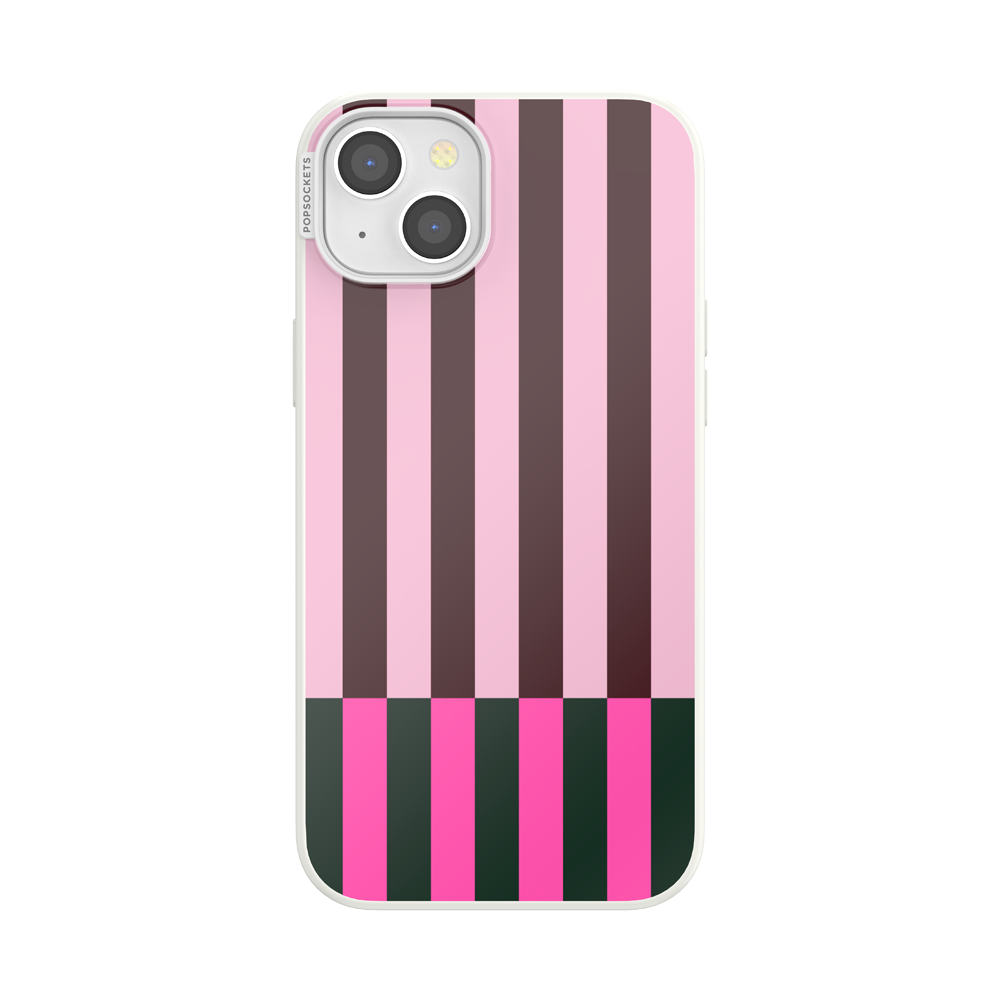 Pop of Pink Stripe — iPhone 15 Plus MagSafe Case - US 74941