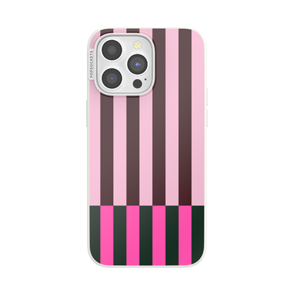Pop of Pink Stripe — iPhone 15 Pro Max MagSafe Case - US 91992