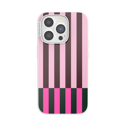 Pop of Pink Stripe — iPhone 15 Pro MagSafe Case - US 52477