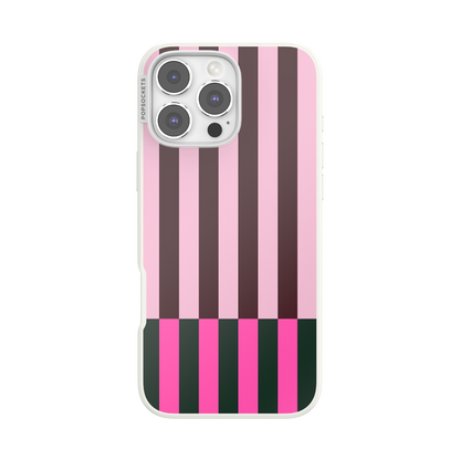 Pop of Pink Stripe — iPhone 16 Pro Max MagSafe Case - US 45116