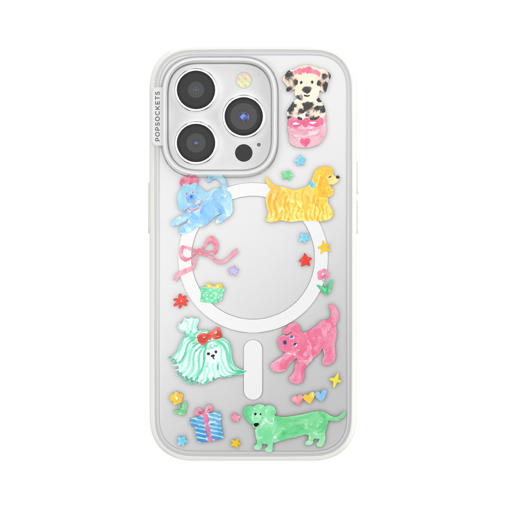 Puppy Cluster — iPhone 15 Pro MagSafe Case - US 20988