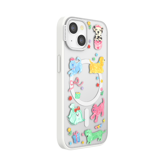 Puppy Cluster — iPhone 15 MagSafe Case - US 39938