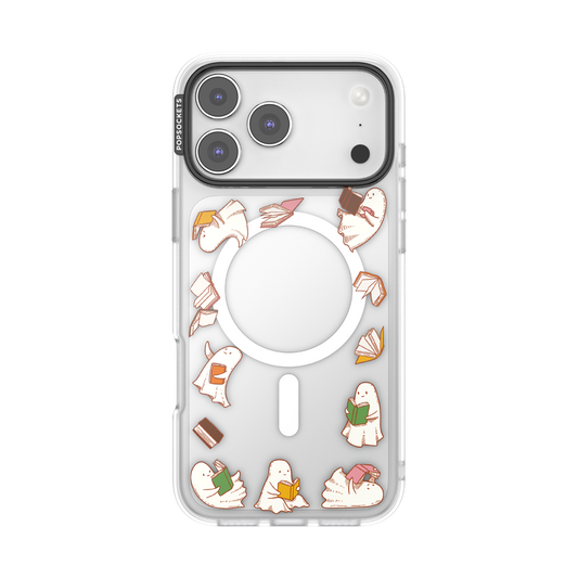 Spooky Book Club Clear — iPhone 17 Pro Max MagSafe Case - US 69133